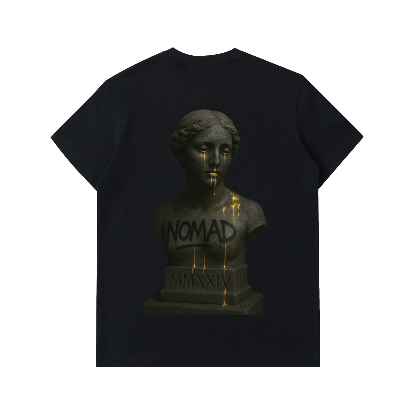Graffiti Drippy Statue Heavyweight Shirt 330gsm
