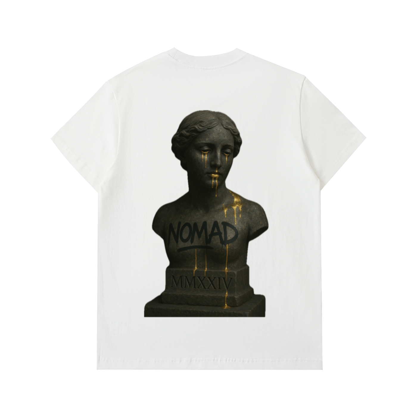 Graffiti Drippy Statue Heavyweight Shirt 330gsm