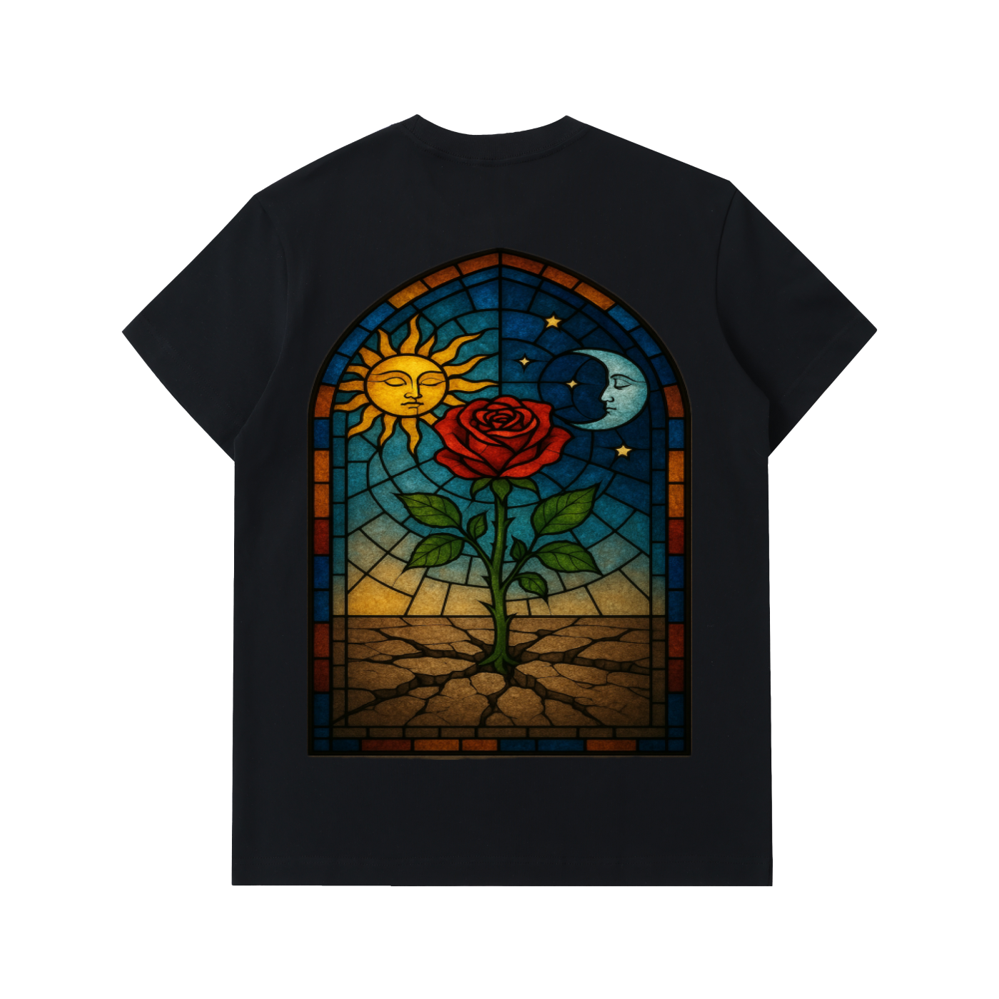 The Rose That Grew From The Stained Glass Concrete Heavyweight 330gsm