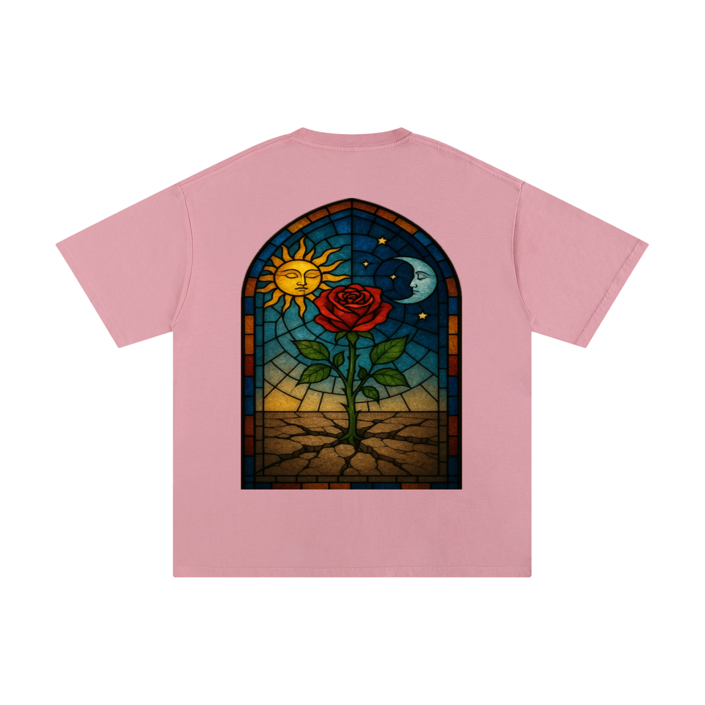 The Rose That Grew From The Stained Glass Concrete Standard Weight 230gsm