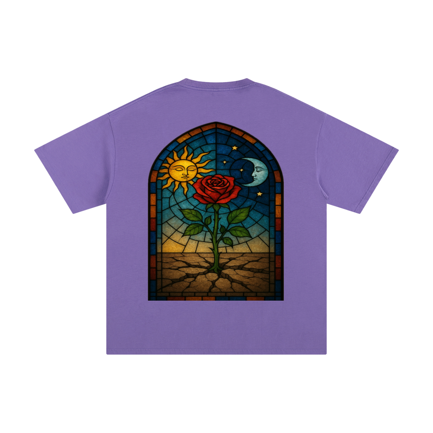 The Rose That Grew From The Stained Glass Concrete Standard Weight 230gsm