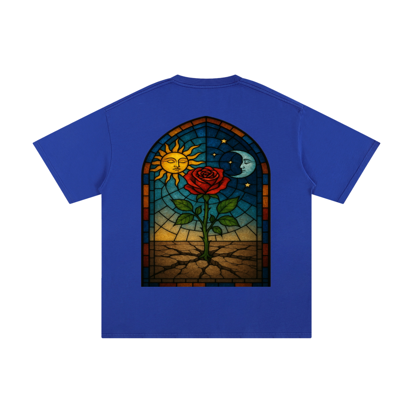 The Rose That Grew From The Stained Glass Concrete Standard Weight 230gsm