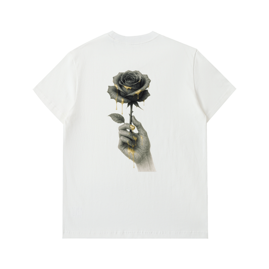Rose Gold Drippy Heavyweight Shirt 330gsm